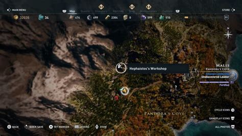hephaistos workshop location map